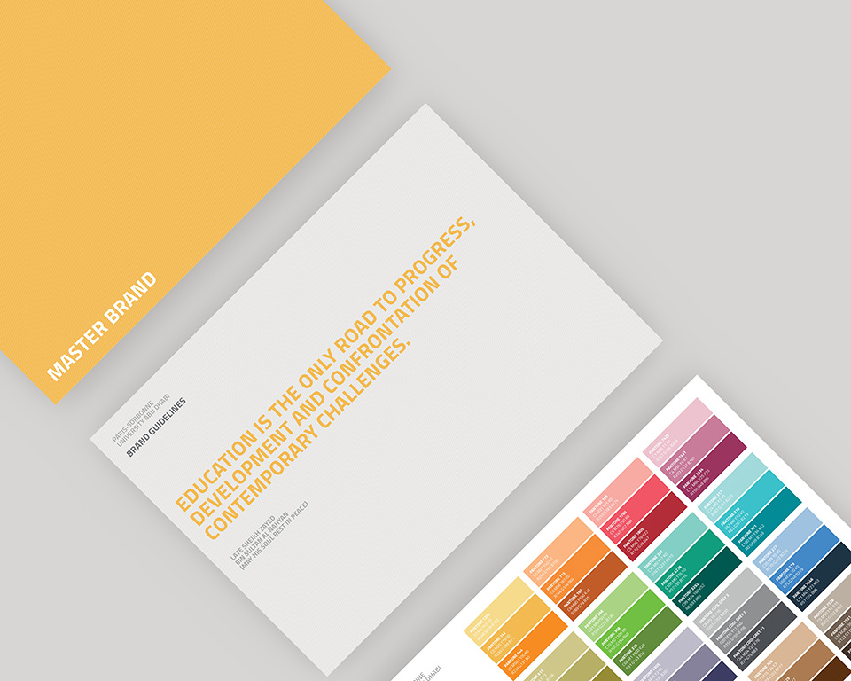 Sorbonne Brand Guidelines Colour Palette