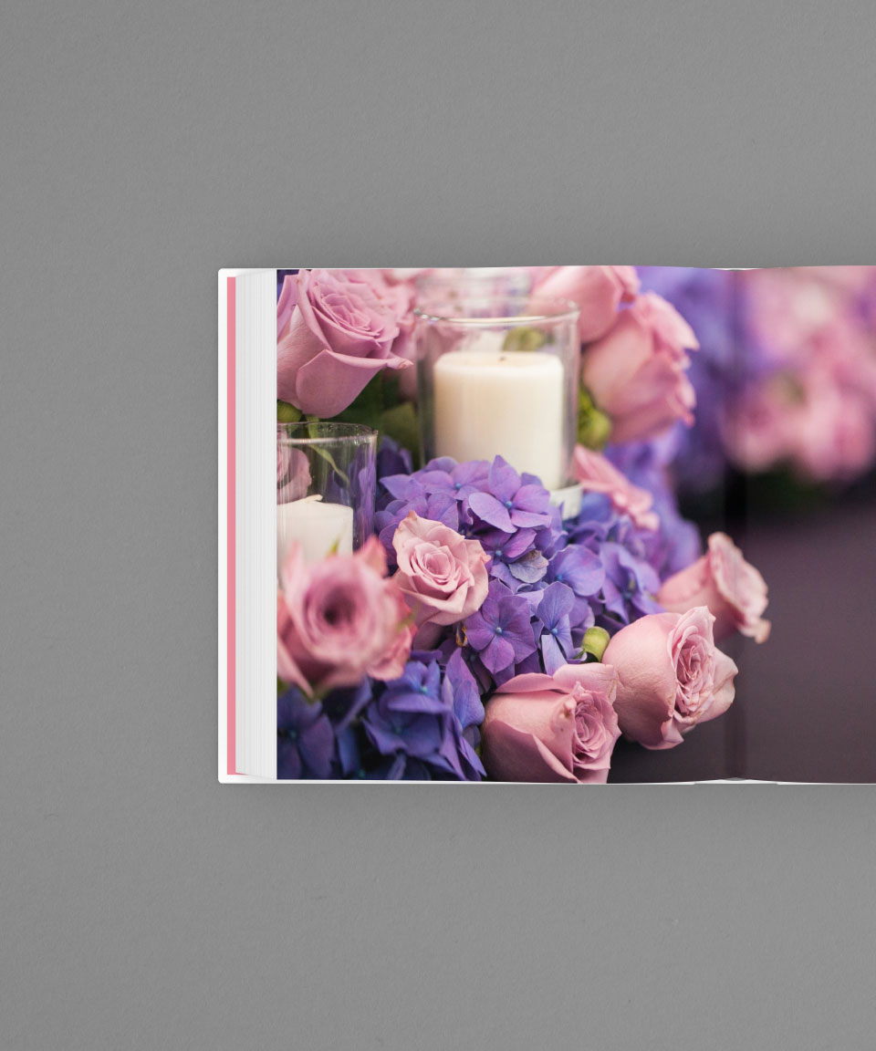 Carousel Wedding Book Spread