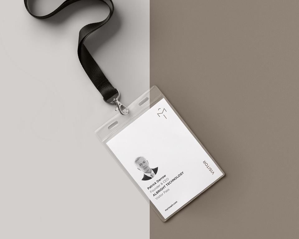 Myrisoph Branding Identity Card