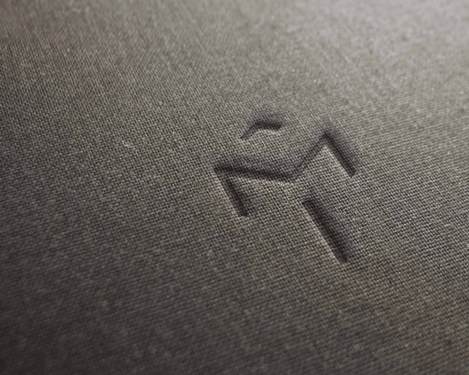 Myrisoph Identity Branding Deboss